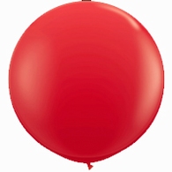 Reuzenballon, rood