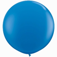 Reuzenballon, blauw